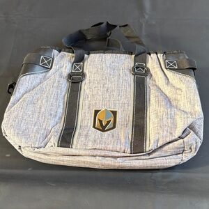 Golden Knights Gray Cooler Bag with Black Straps
